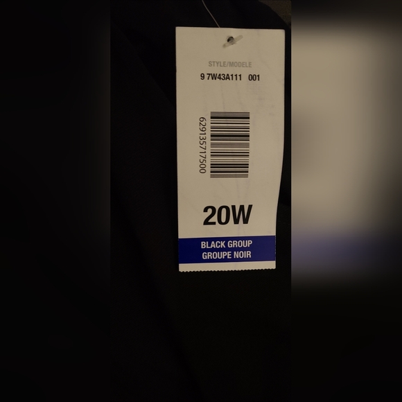 🌟💗Alia Plus Size Pull-On Pants: Black, Size 20W, New with Tags!"🪴🌟 - Picture 4 of 5